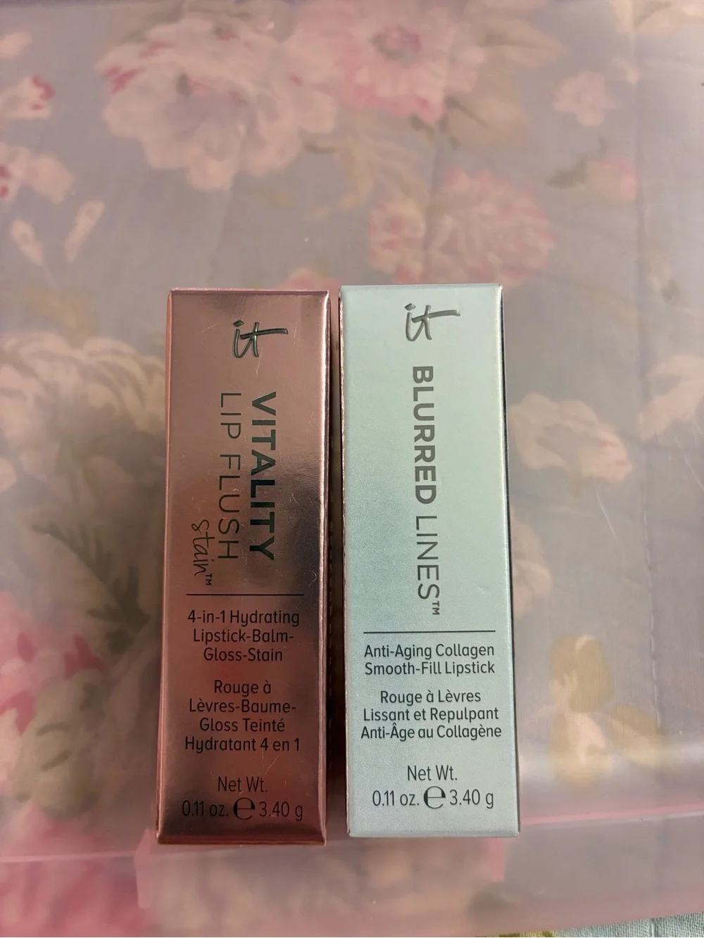 it Cosmetics Lip Duo — Rose Pink & Neutral Beige